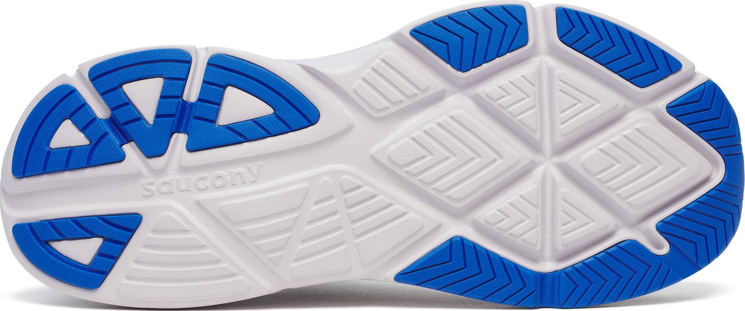 SAUCONY Men's Guide 18 Shoes in flint navy 1 - men's sneaker - detail view