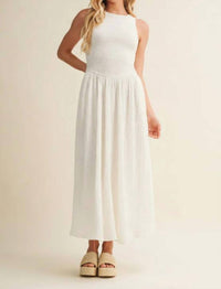 Mustard Seed - Mikayla Smocked Tank Maxi Dress