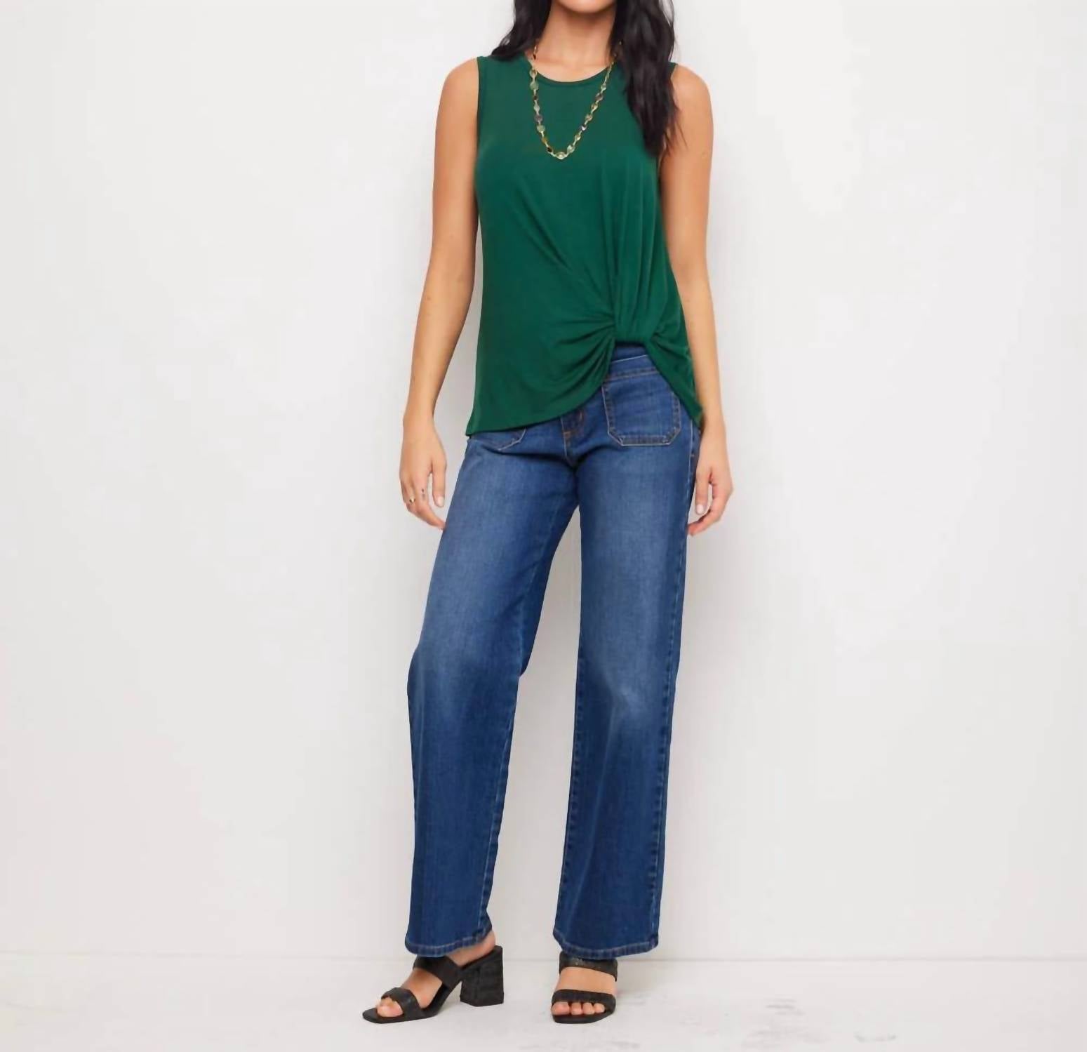 Karen Kane - Sleeveless Pick-Up Top