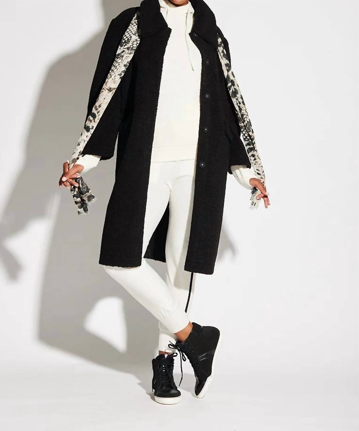 Circular Path - Fuzzy Long Coat