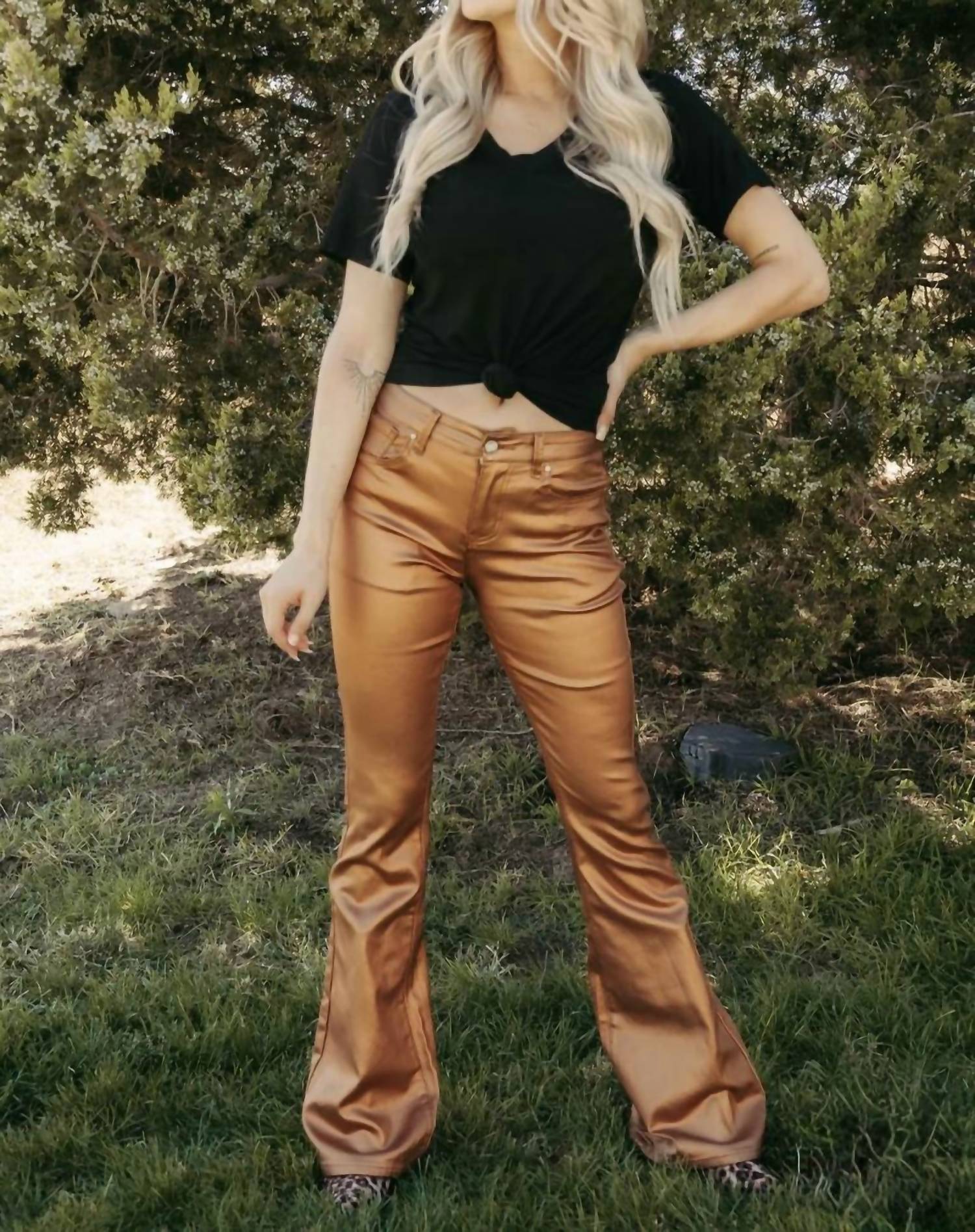 Sterling Kreek - Kreek Metallic Bells Long Pants