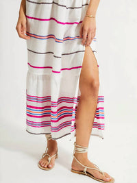 Lemlem - Leila Plunge Midi Dress