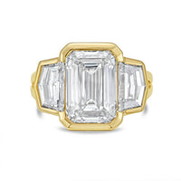Diana M Jewels - Women's Emerald & Cadilac Lab-Grown Diamond Jewelry (5.00 Ct) - Statement