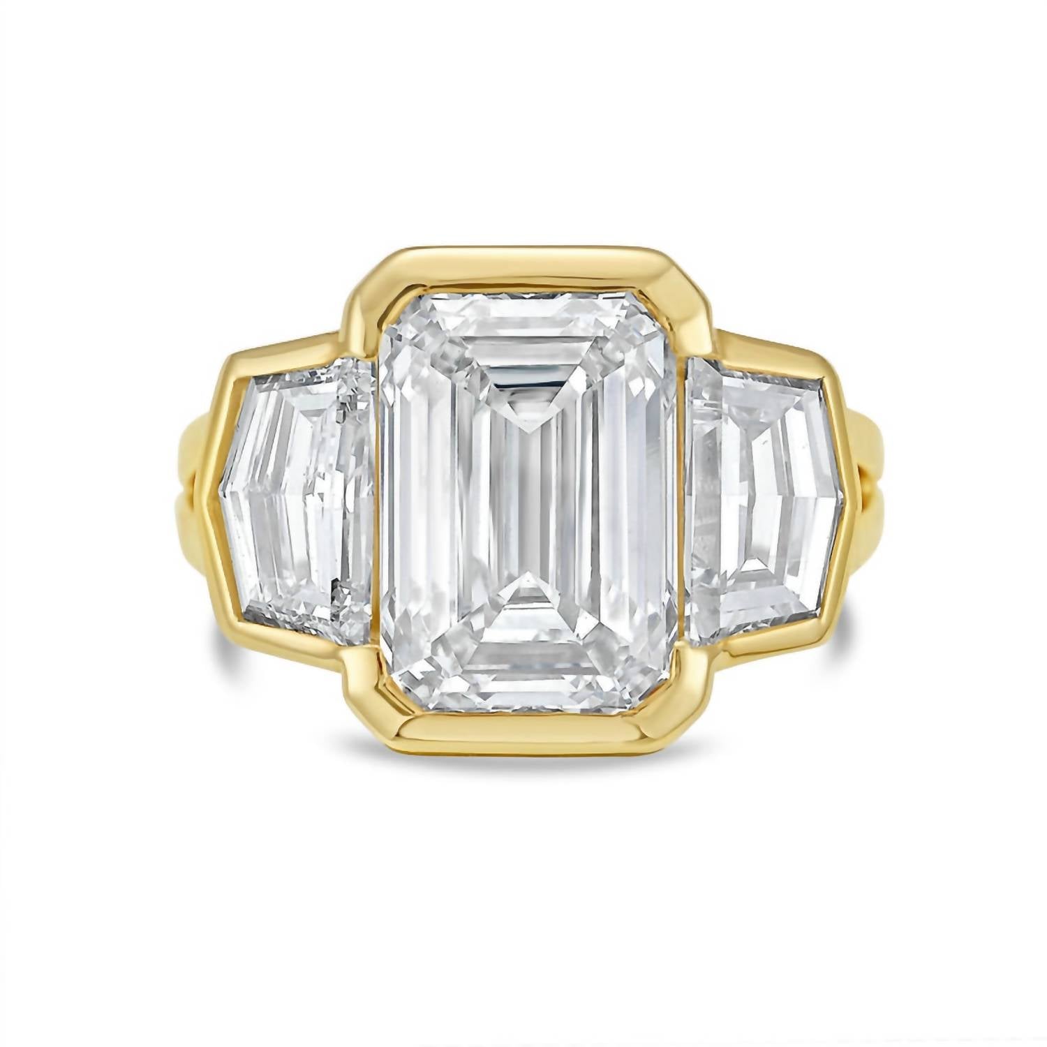 Diana M Jewels - Women's Emerald & Cadilac Lab-Grown Diamond Jewelry (5.00 Ct) - Statement
