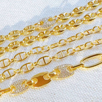 Ellison+Young Women's Horse Bit Long Chain Necklace in gold - women's jewelry - view 7
