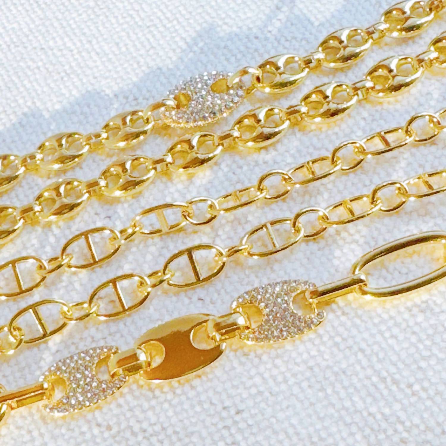 Ellison+Young Women's Horse Bit Long Chain Necklace in gold - women's jewelry - view 7