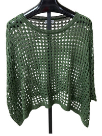 ee:some Women's Dolman Sleeve Loose Fit in pine - women's shirt