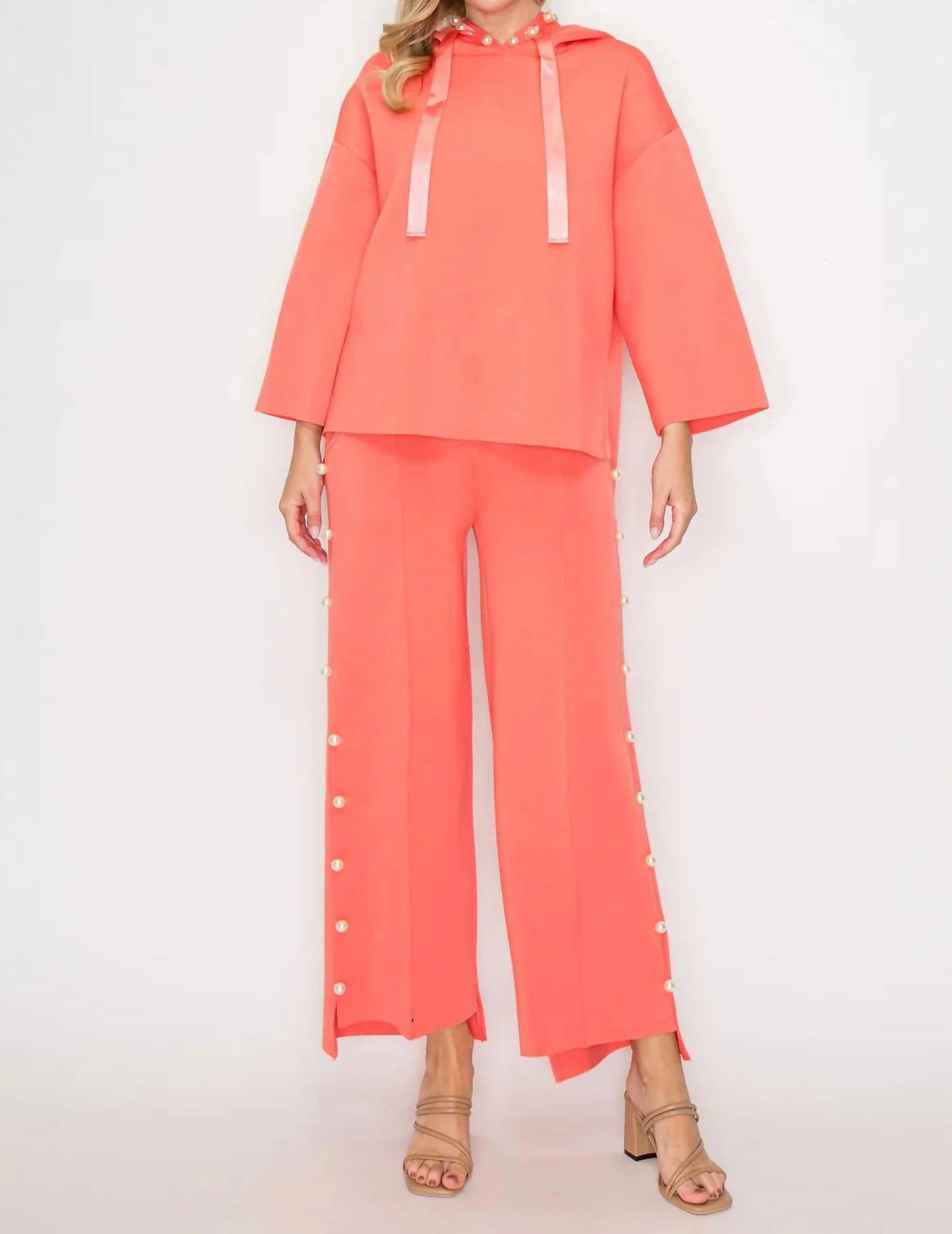 Joh - Farrah French Scuba Pearl Pants
