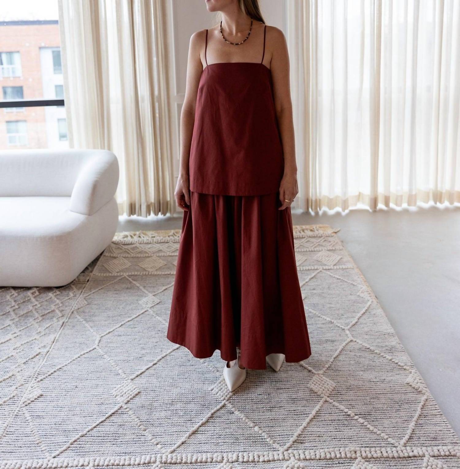 House Of Dagmar - Cotton Strap Maxi Dress