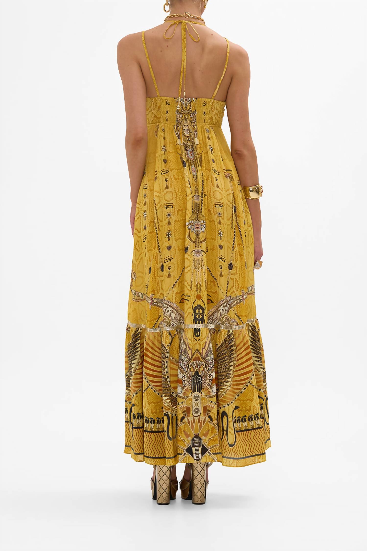 Camilla - Tiered Dress With Hardware