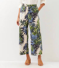 Karen Kane - Drawstring Tropical Print Pants