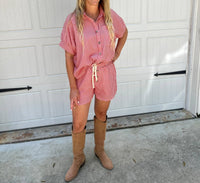 Sewn And Seen - Scout Button Down Top And Short Set