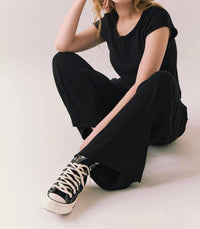 Chaser Women's Harper Joggers in black - women's pants - detail view