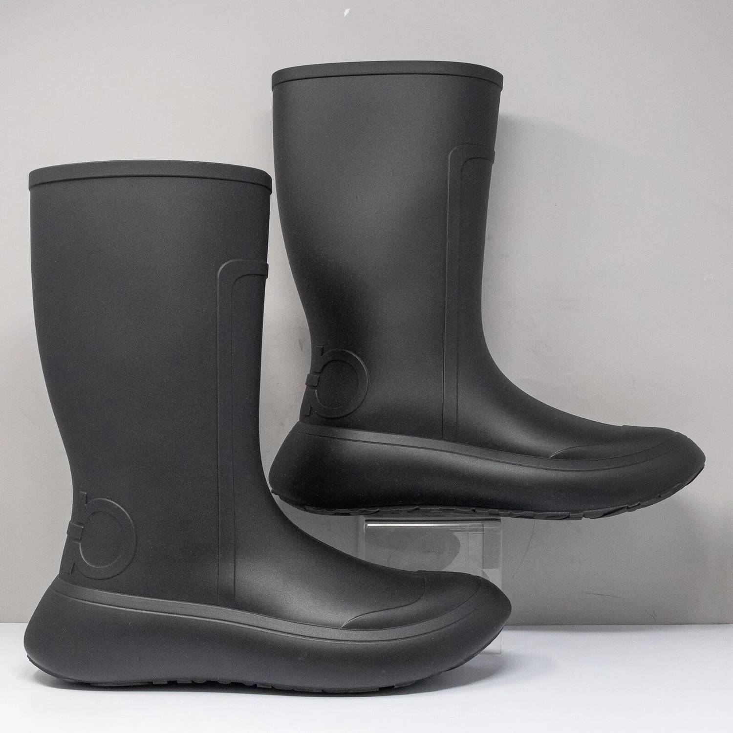 Salvatore Ferragamo - Men's Gancini Detail Rain Boots
