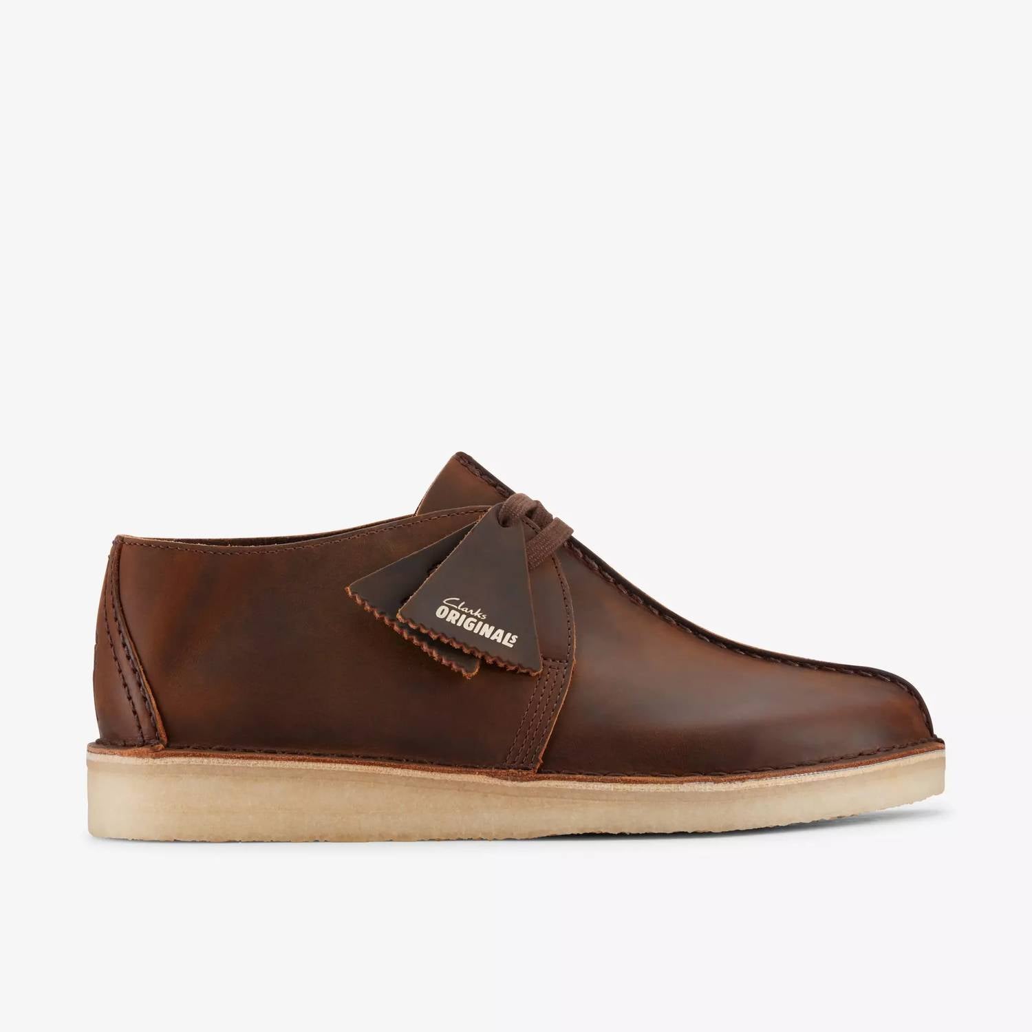 Clarks Men's Desert Trek Chukka Boots in beeswax - men's boots - detail view