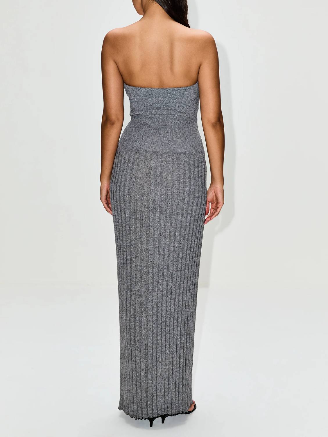 Christopher Esber - Slashed Sunray Strapless Dress
