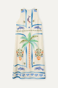 Compania Fantastica - Palm & Fish Maxi Dress