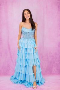 Sherri Hill - Strapless A-line Gown