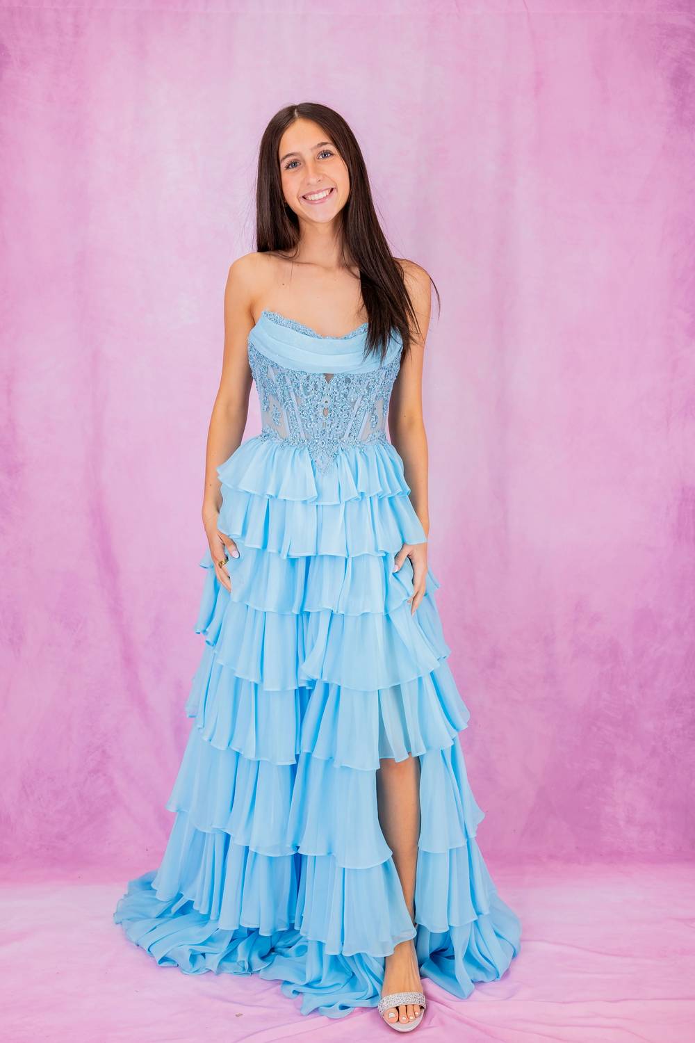 Sherri Hill - Strapless A-line Gown