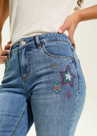 FDJ Gisela Girlfriend Ankle Denim in light blue - women's jeans - view 4