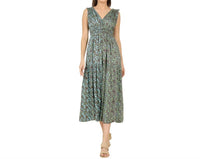 OMIKA Rosalita Midi Dress in green - women's dress
