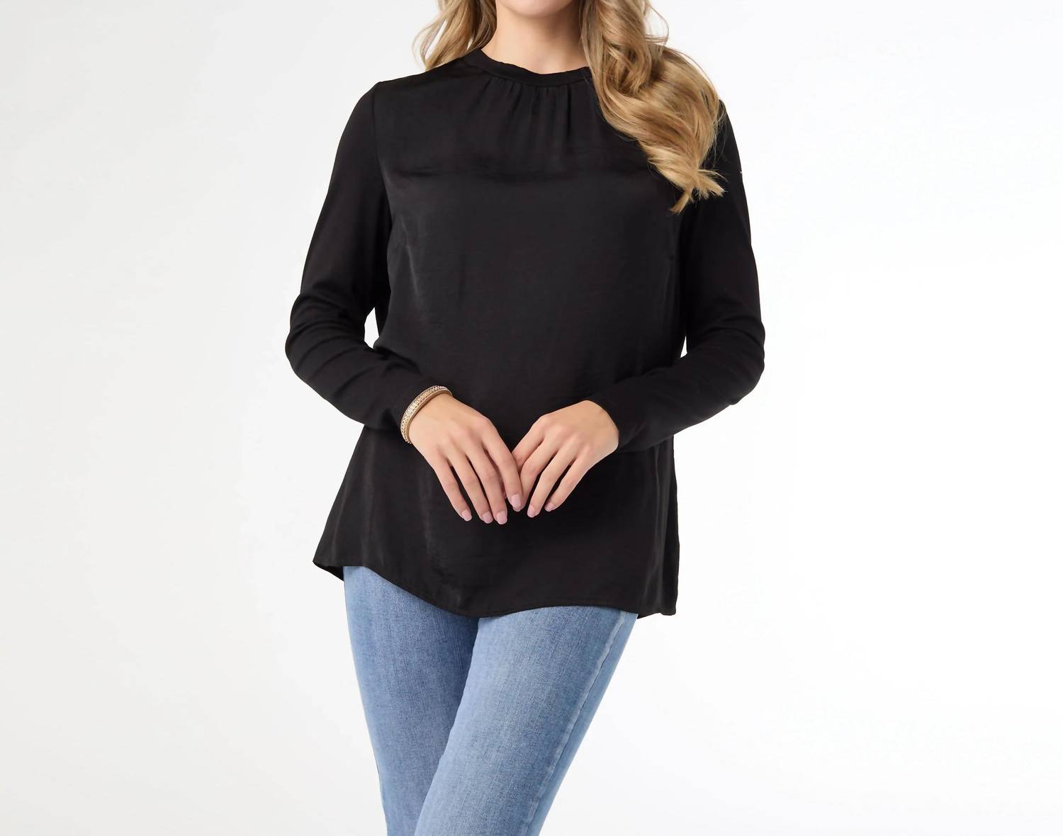 Coco + Carmen - Dylane Long Sleeve Baby Mock Neck Top