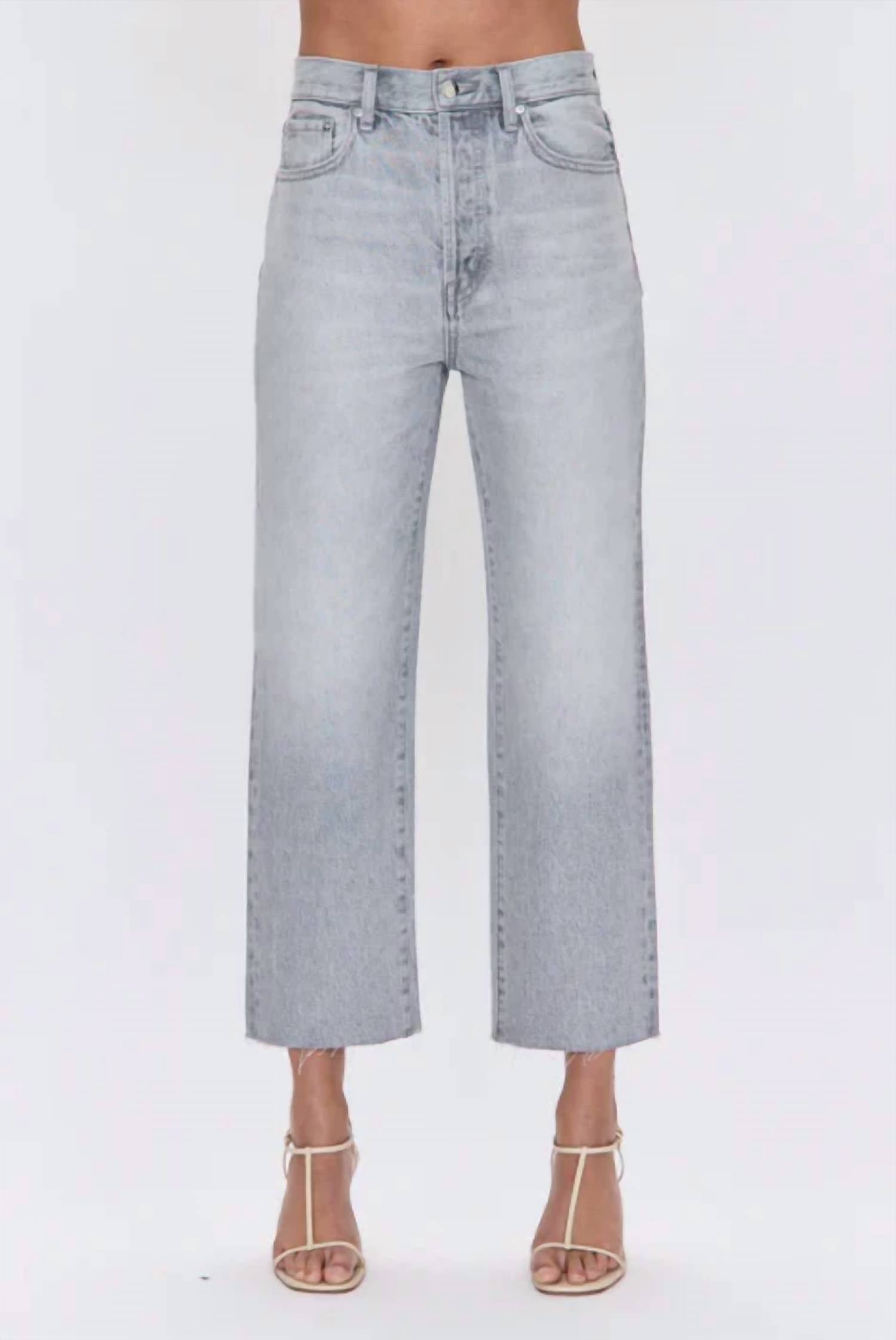 Pistola - Cassie Crop Super High Rise Straight Jeans