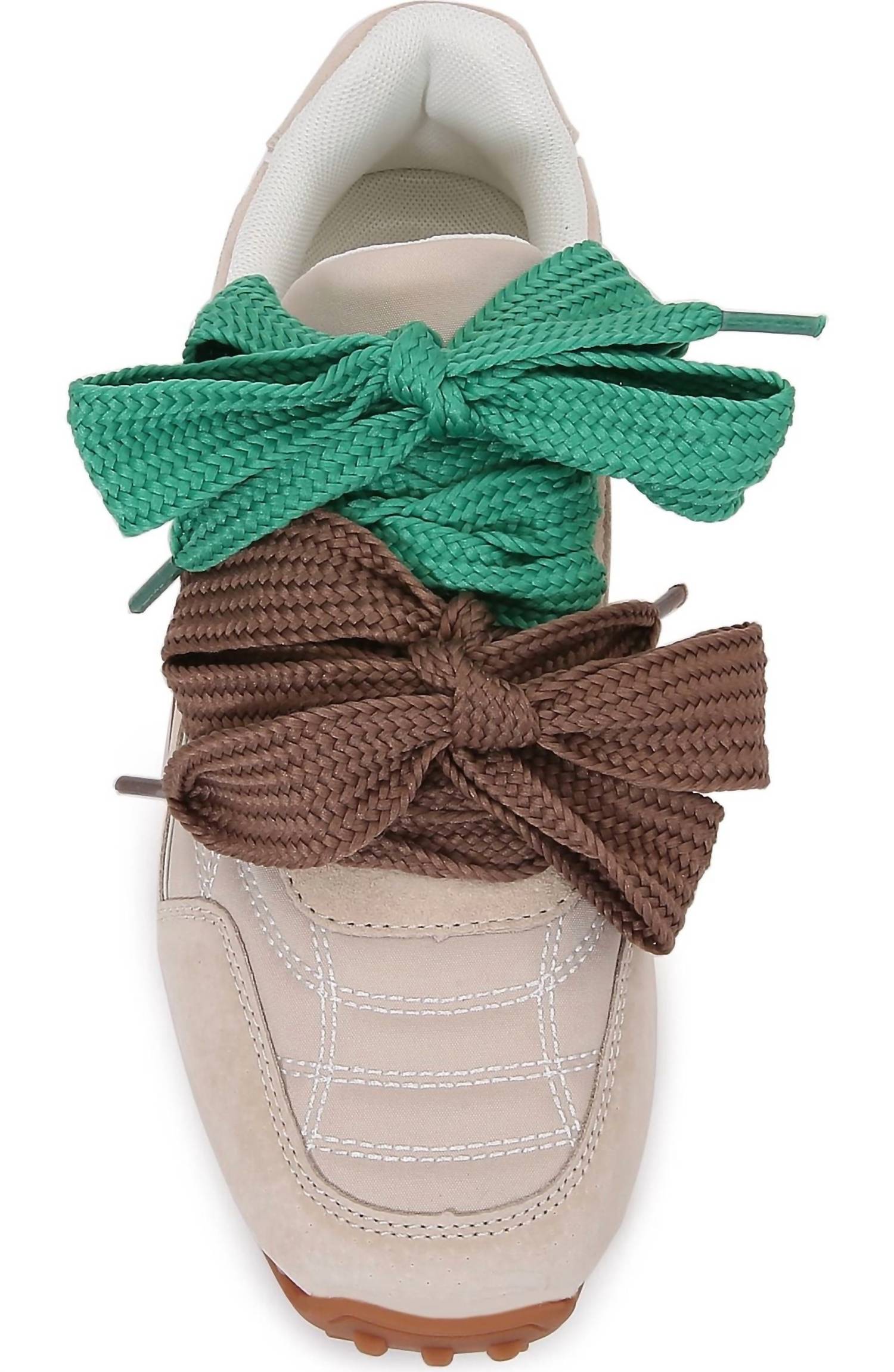 Berness - Women's Double Ribbon Lace Up Sneaker Shoe