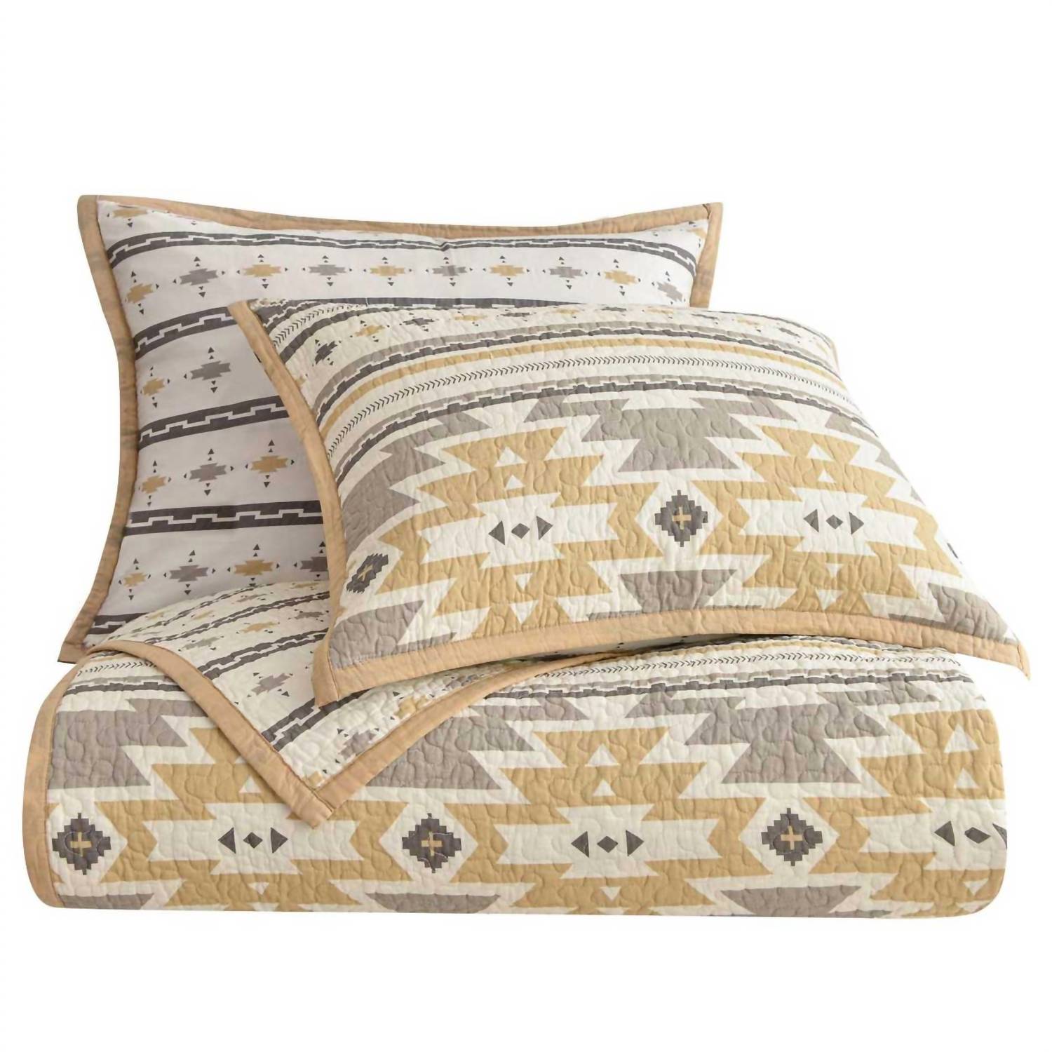 Hiend Accents - Desert Sage Reversible Quilt Set