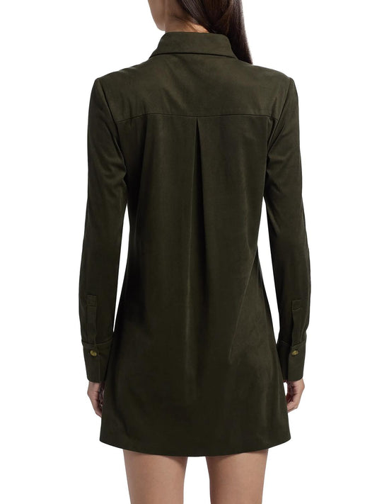 Ramy Brook - Maria Faux Suede Mini Dress