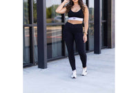 Julia Rose - Stephanie Crossover Pocket Full Length Leggings