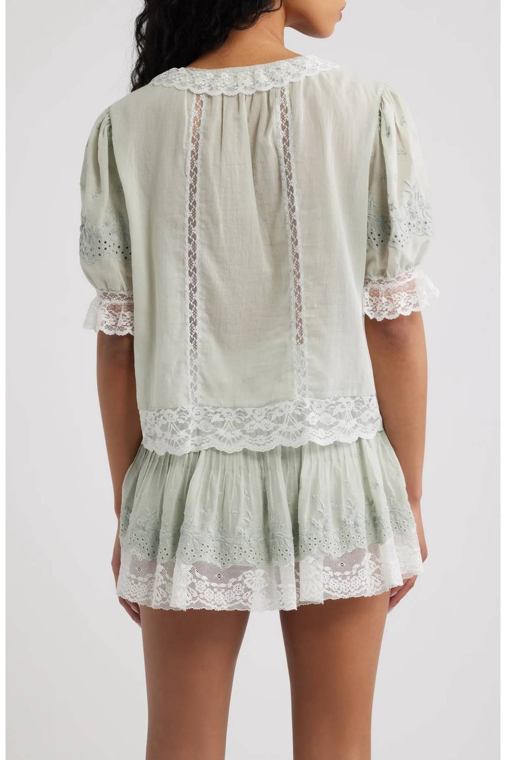 Loveshackfancy - Maurelle Cotton Lace Blouse