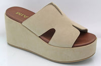 MIA Women's Reta Wedge Sandal in natural - women's sandal