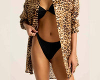Vitamin A - Playa Linen Boyfriend Shirt
