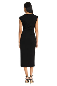 Donna Morgan - Ruched Cap Sleeve Dress