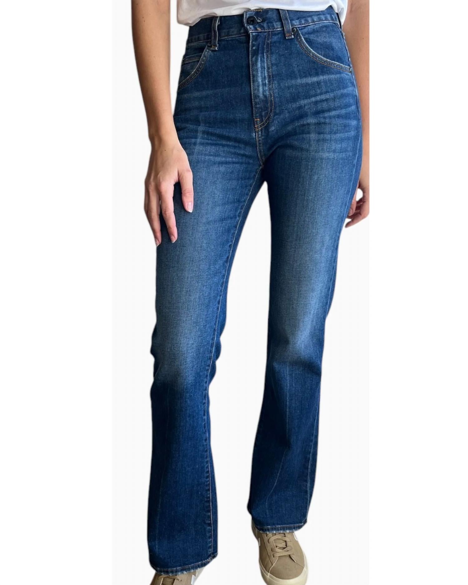 Askk Ny - High Rise Boot-cut Jean