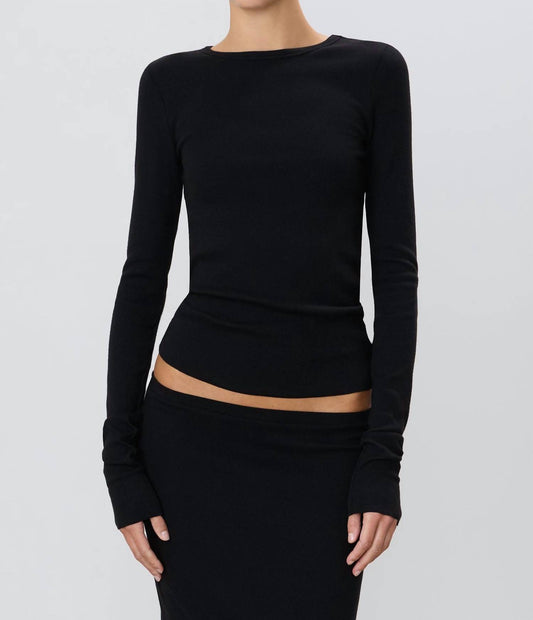 Eterne - Long Sleeve Fitted Top