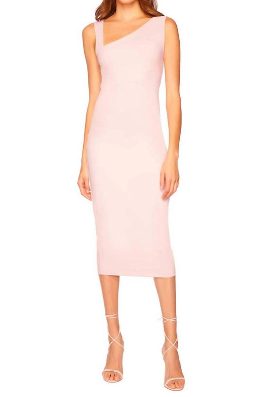 Susana Monaco - Angled Strap Top Midi Dress
