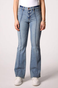 Blue Revival - Maya Mid Rise Seamed Jeans