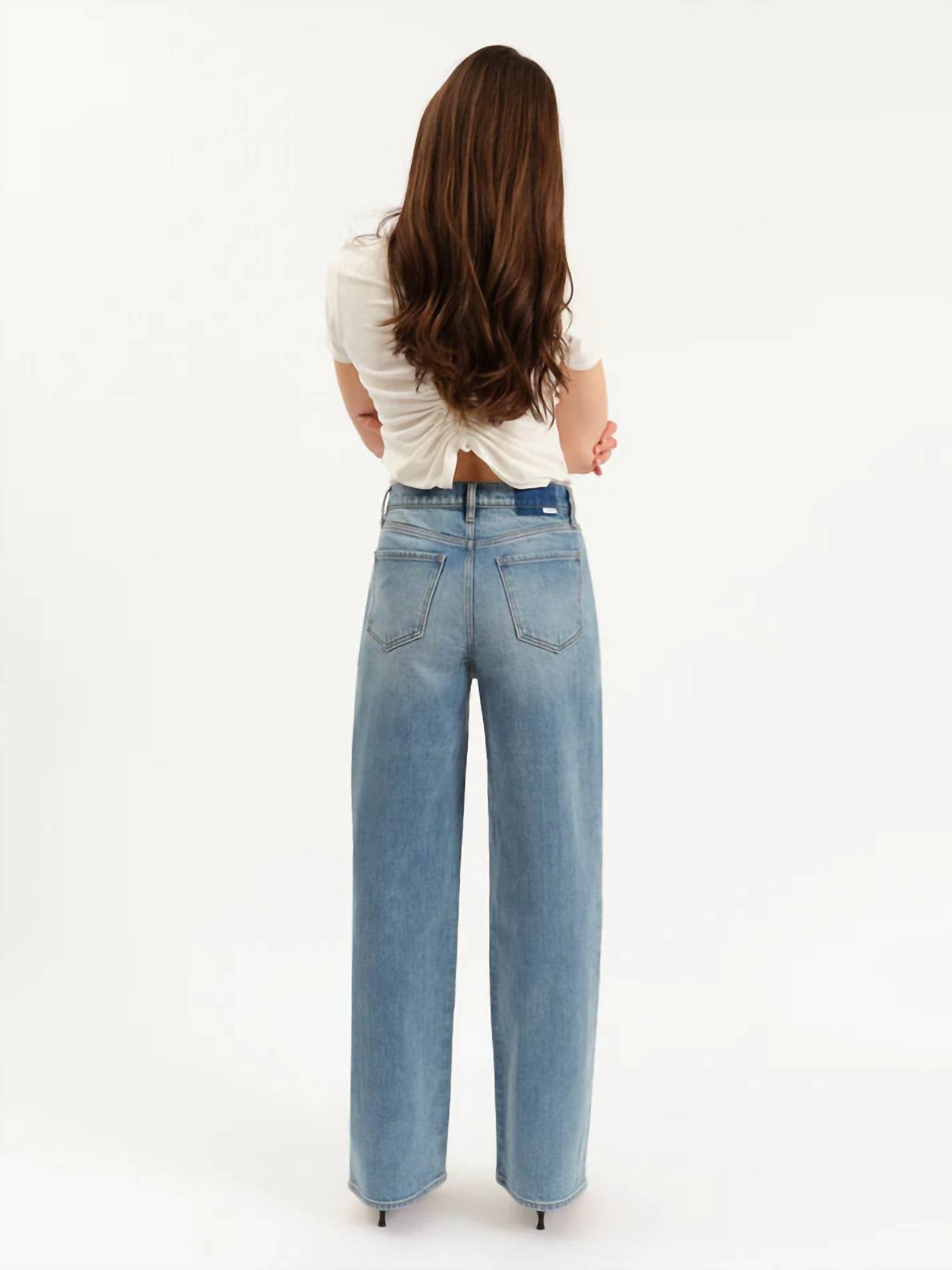 Daze - City Straight High Rise Straight Leg Jeans