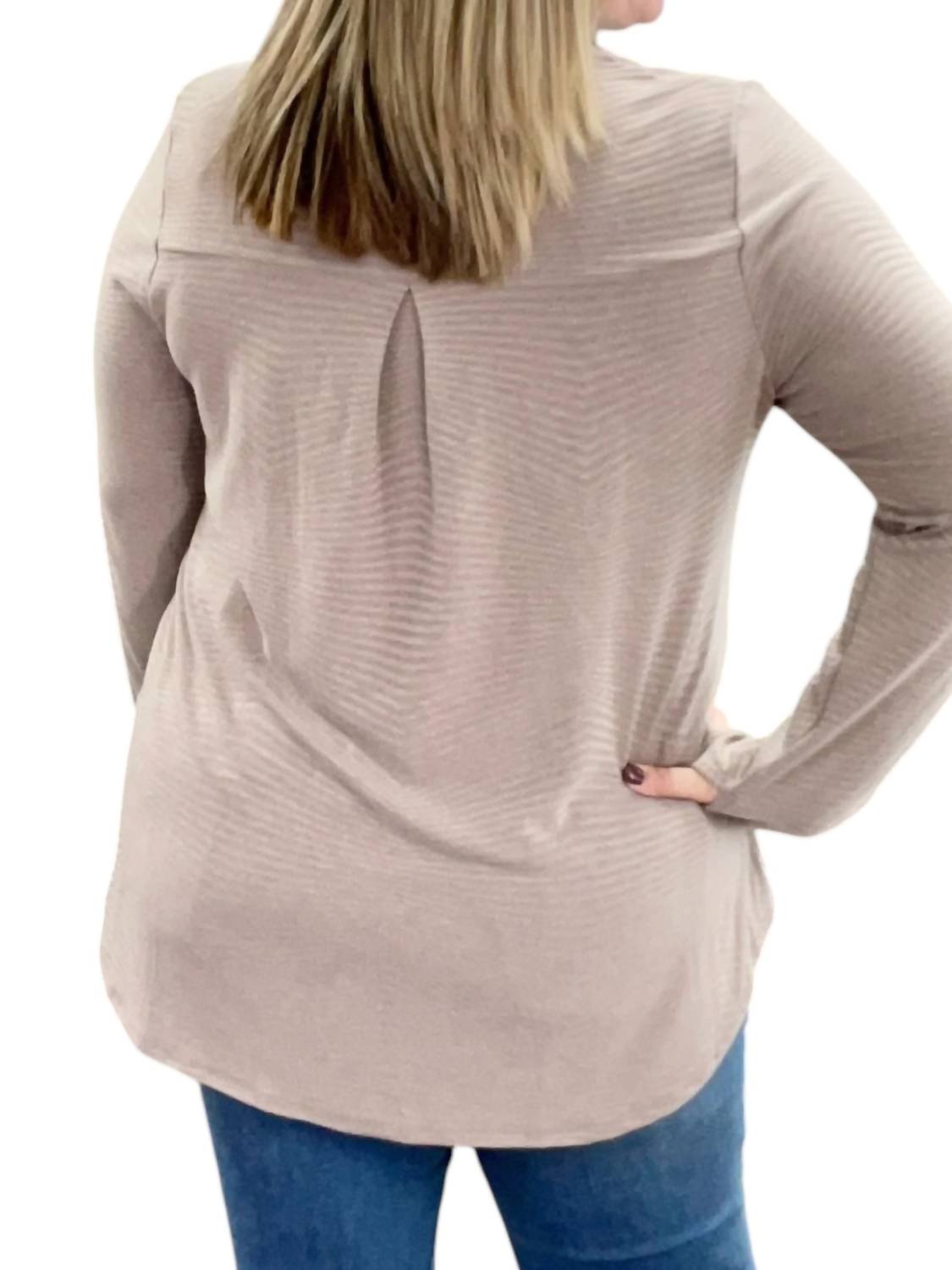Honeyme - Long Sleeve With Thumbholes Gabby Top