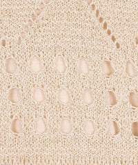Esqualo - Fancy Open Knit Lurex Tank Top