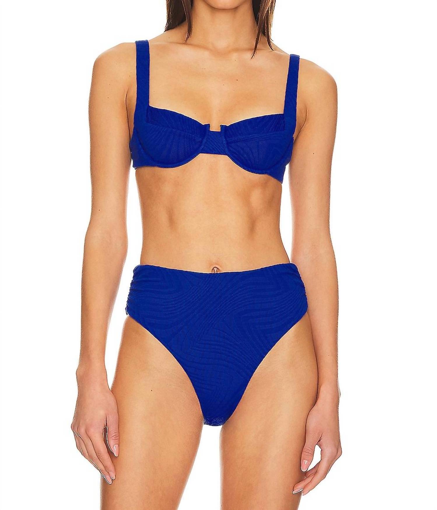 Fella - Casanova Textured Jersey Bikini Top