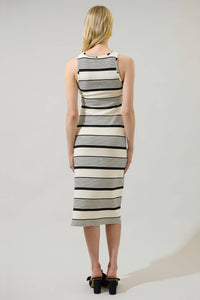 Sugarlips - RILEY STRIPED MIDI DRESS