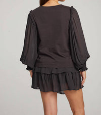 Chaser - Clyde Licorice Blouse