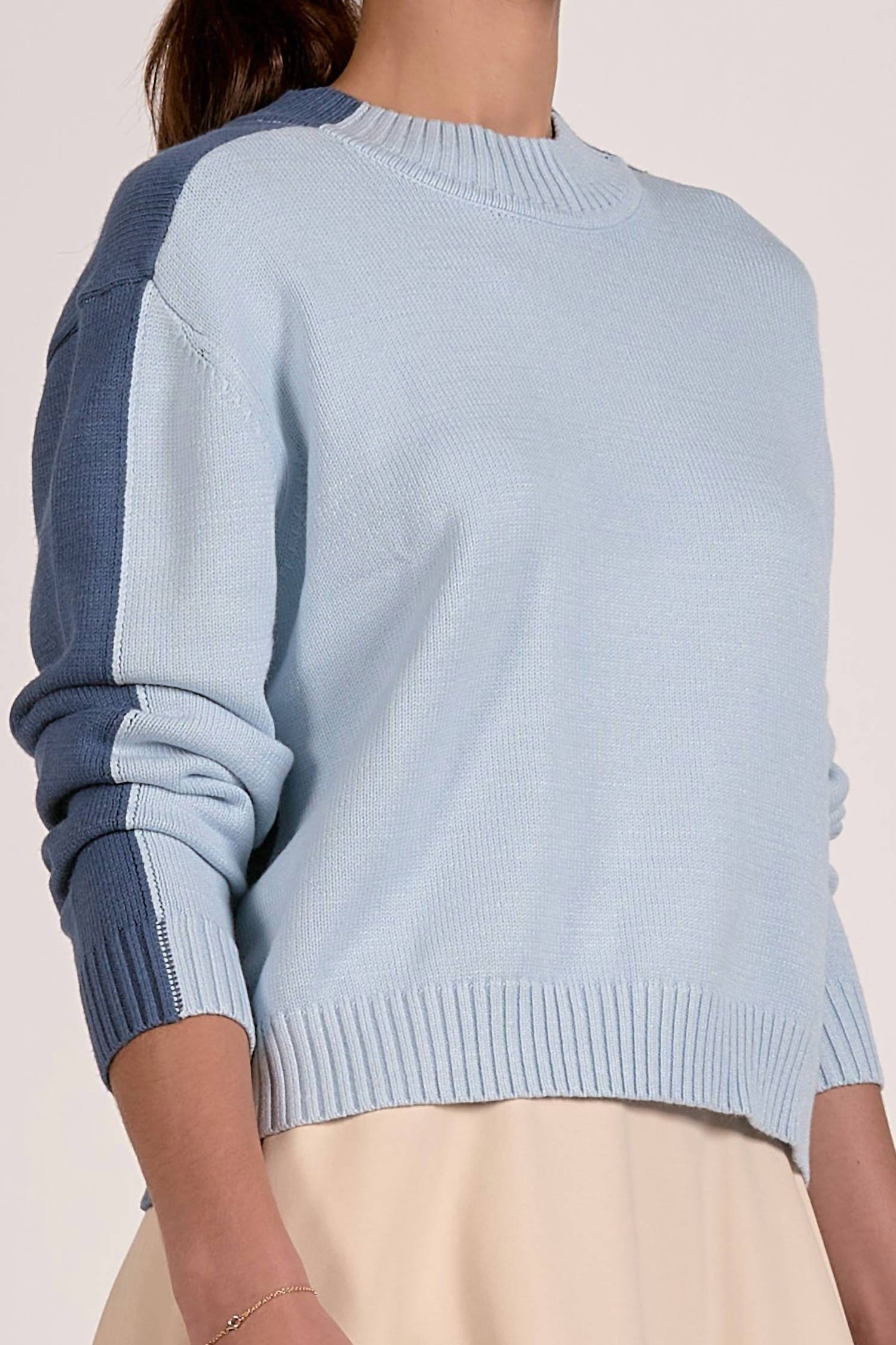 Elan - Mila Colorblock Sweater