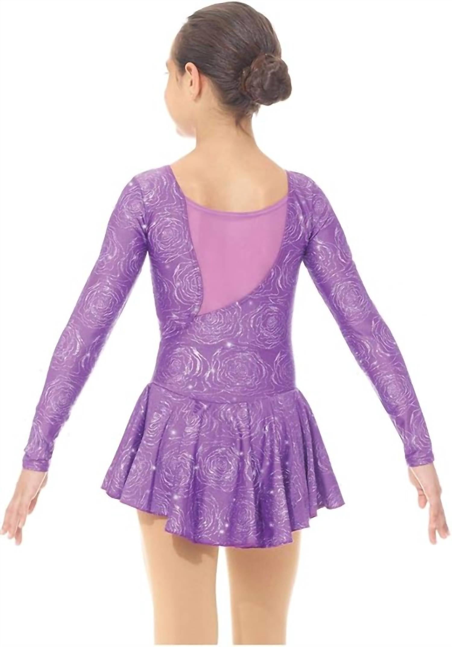Mondor - Shimmer Pattern Long Sleeve Skate Dress