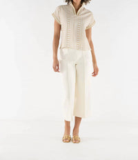 Emily Mccarthy - Riviera Short Dolman Sleeves Top