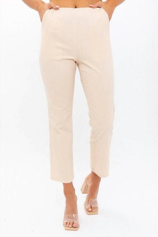 Le Lis - High Waisted Crop Pant