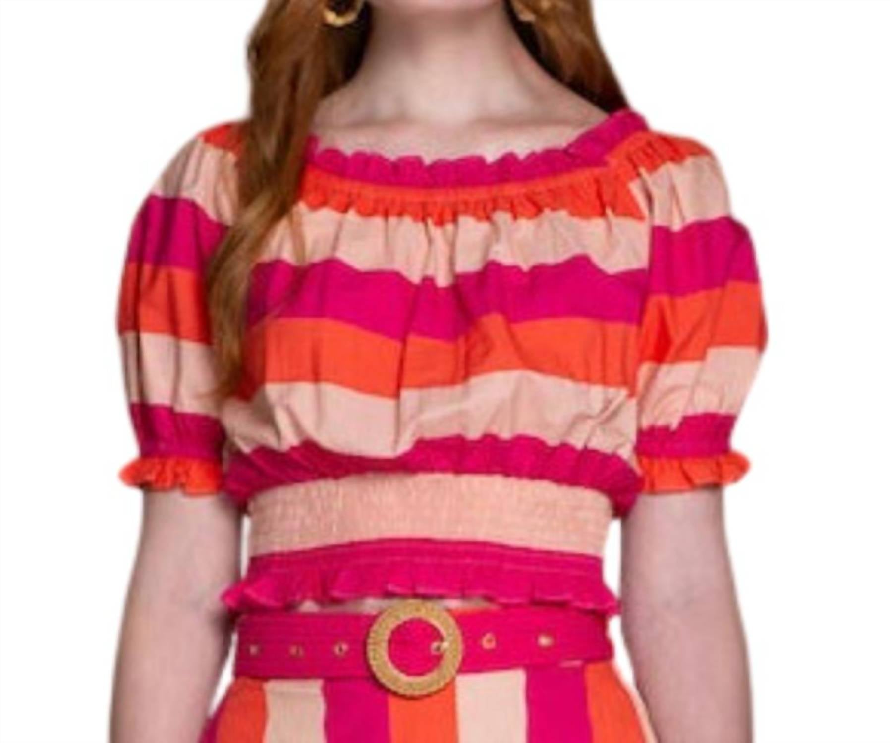 Smocked Sleeve Gia Top